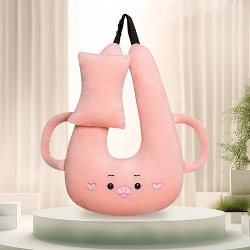 윈웨이 차량용 목꺽임방지 안전벨트쿠션 캐릭터바디쿠션 세트 실사용 후기 | 효과 있을까? 썸네일