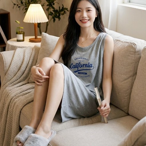 VIXYNCO 비치웨어 커버업 파자마 원피스