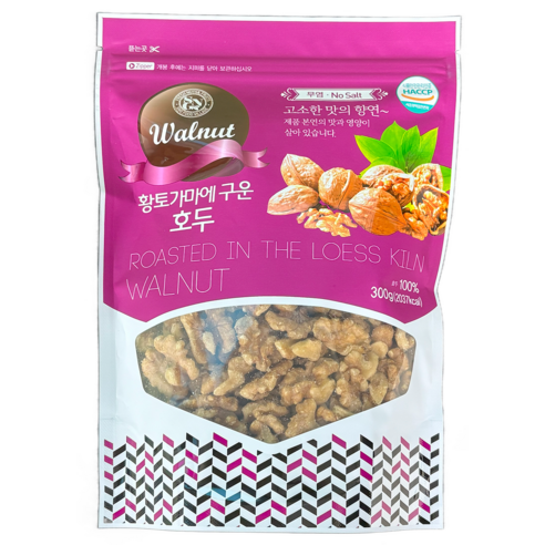 황토가마에 구운 호두, 300g, 1개