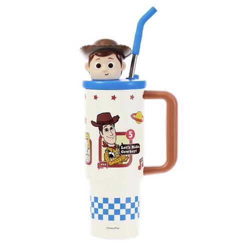 StarR 토이 스토리 시리즈 보온 보냉병, 1개, 970ml, 우디