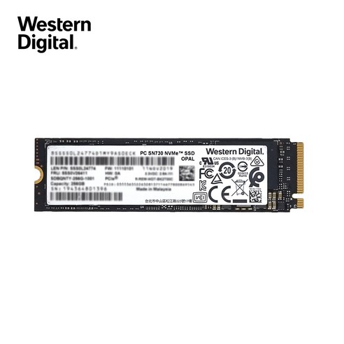 WD SN730 NVMe SSD 256GB, -