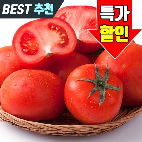 찰 토마토 완숙, 5kg, 1개