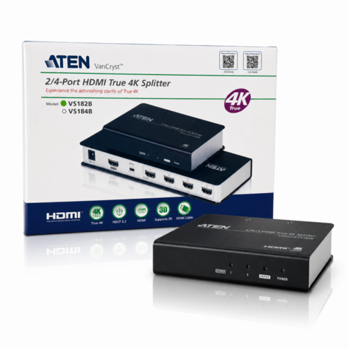 ATEN VS182B 2포트 HDMI 분배기 True 4K, 1개