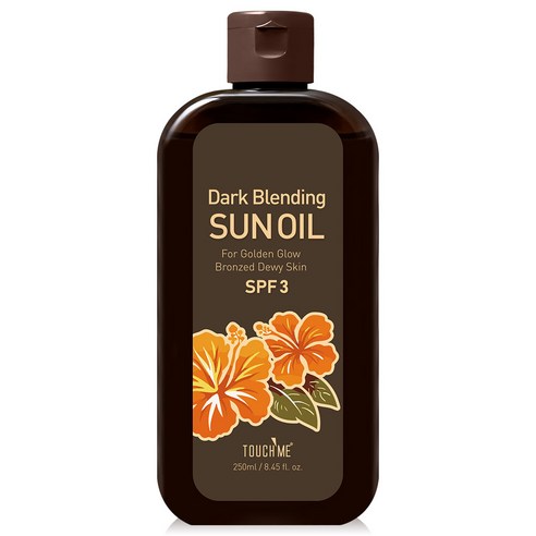 캐리비안비치 다크 블렌딩 선 오일, 1개, 250ml
