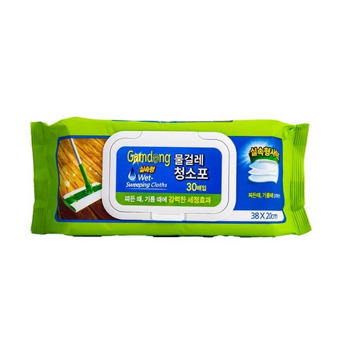 감동 물걸레 청소포 실속형 대형 30매 다용도 청소 물티슈, 청소포 중형, 1개