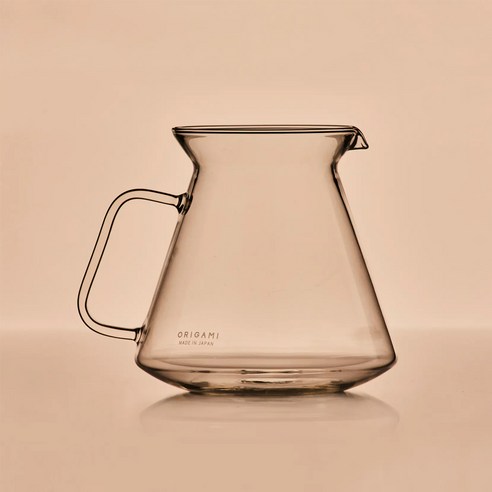 오리가미 글라스 커피 서버 X 하리오, 단품, 1개, 710ml