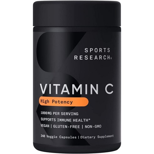 스포츠리서치 하이 포텐시 비타민 C 안티옥시던트 서포트 1000mg 베지... 맛있게 먹은 솔직 후기 - 상품 이미지 1