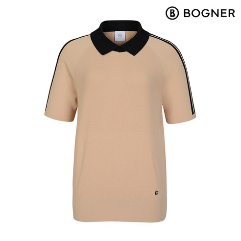 [보그너] 여성 로고배색 라글란 풀오버