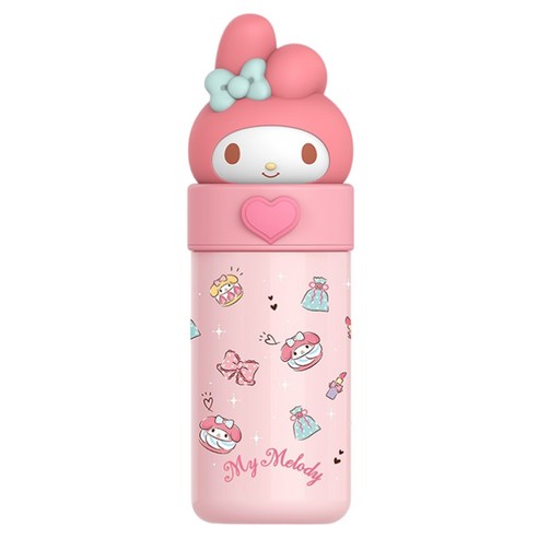 StarR 캐릭터 보온 텀블러 PN-2102, 1개, 350ml, 마이멜로디 핑크