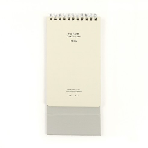 페이퍼리안 2026 원먼스 골트랙커 데스크용 캘린더 102 x 185 mm, 1개
