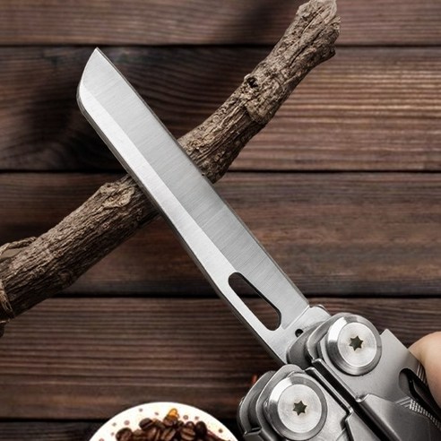 비브온 맥가이버칼 실버 컬러 디테일 및 마감