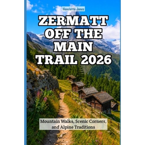 (영문도서)Zermatt Off the Main Trail 2026: Mountain Walks Scenic Corners and Alpine Trad... Paperback, Independently Published, English, 9798199676977