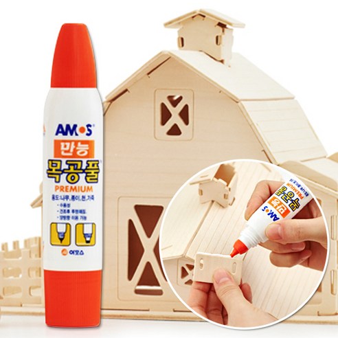 아모스 만능 목공풀, 36g, 1개