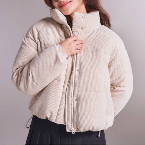 [스파오] 파스텔 푸퍼 (코듀로이) (SPJPD4TG02 RE) (SPJPE11G02-O)
