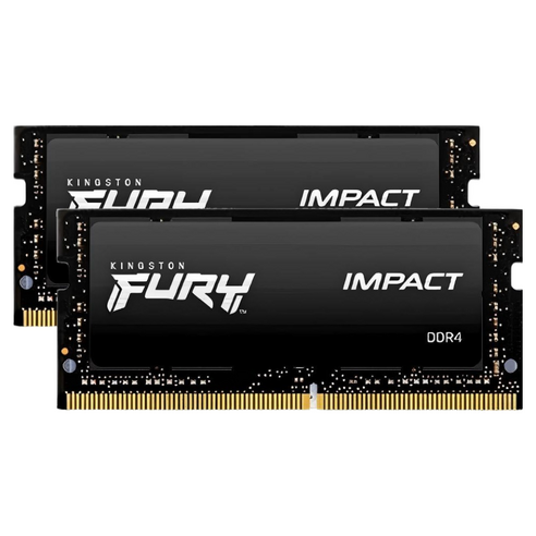 킹스톤 퓨리 임팩트 DDR4 노트북 메모리 3200MHz 8GB 게이밍 버전 2개입, 1세트, KF432S20IBK2/8