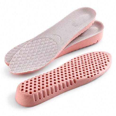 여성 키높이 깔창 PU 쿠션 허니콤 통풍 충격완화 1cm 2cm 인솔