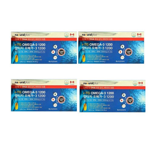 내츄럴플러스 알티지 오메가3 1200 180정 × 1개