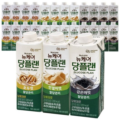 뉴케어 당플랜 3종 호두 인절미 검은깨 200ml, 24개 솔직 후기 | 실사용자 리뷰 분석 썸네일