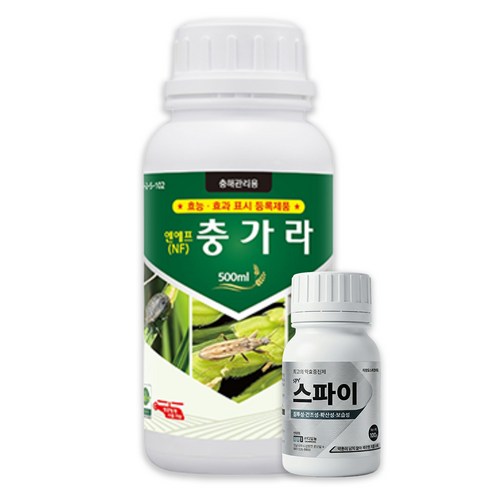 충가라 500ml 혹명나방 벼멸구 노린재 온실가루이 살충효과 항공방제 효능 효과품 충해관리 유기농업자재, 500ml, 1개