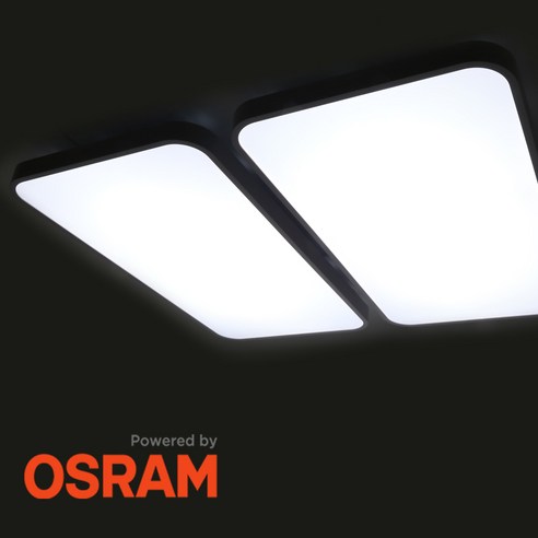 led 거실등 등 기구 오스람 칩 플러스 led 거실등 120W 플리커프리, 주광색