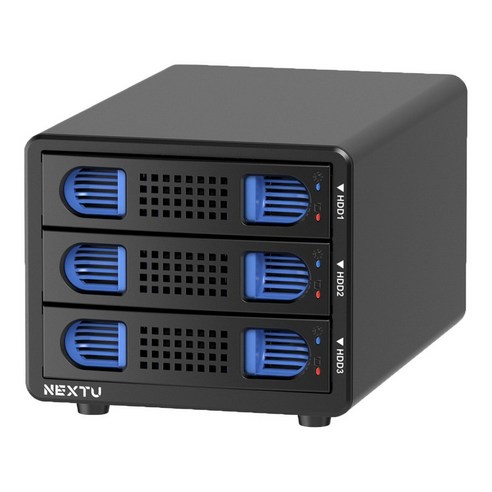 넥스트유 하비온 3베이 DAS USB3.0 5Gbps HDD SSD 스토리지 923U3