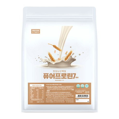 프로틴스토리 맛있는 단백질 퓨어프로틴7, 3kg, 1개, 오트밀
