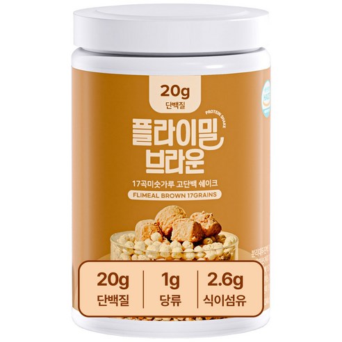 플라이밀 단백질 쉐이크 브라운, 630g, 1개