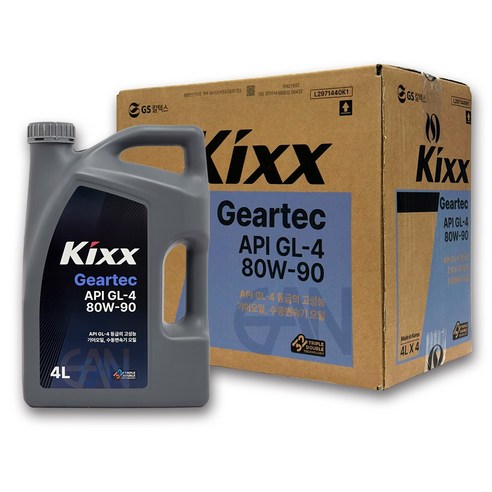 킥스 KIXX Geartec GL-4 80W-90 4L 수동미션오일 실사용 후기 | 효과 있을까? 썸네일