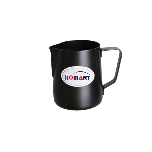 테프론 스팀피처 밀크저그 600ml (블랙), 1개