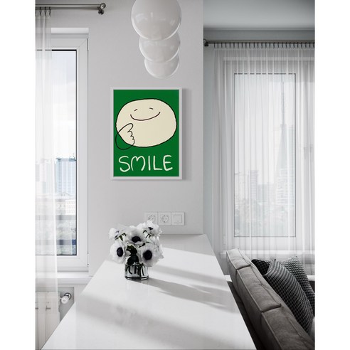 미소를 공간에, 행복을 디자인하다: 스마일 액자로 시작하는 긍정 인테리어
