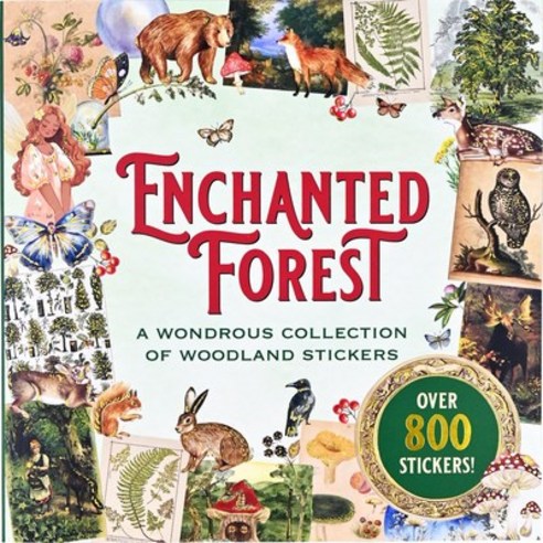 (영문도서)Enchanted Forest Sticker Book (Over 800 Stickers!) Paperback, Peter Pauper Press, English, 9781441347039