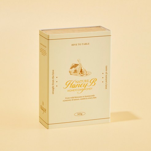 네이처 허니비 벌집꿀 허니콤 자연벌꿀 밀랍벌집꿀 500g, 1개 이미지 2