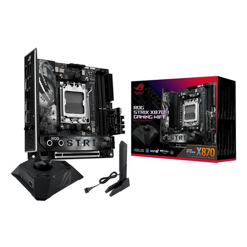 ASUS ROG STRIX X870-I GAMING WIFI AMD Ryzen 9000 AM5 X870 Mini-ITX 시리즈 대응 칩셋 탑재