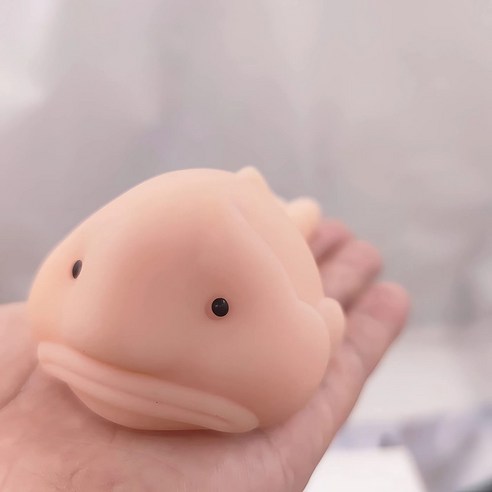 못생긴 심해어 말랑이 모찌 스퀴시 만득이 장난감 촉감놀이 스트레스볼 못생긴인형 스트레스완화 심신안정, 내친구 심해어 말랑이, 1개