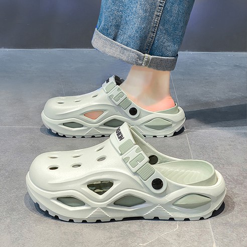 Modern Fashion 남여공용 트렌디 다용도 샌들 펀칭 스트랩 슬리퍼 G28