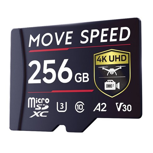 MOVESPEED B300 170MB/s TF카 메모리카드 고속 마이크로 SD카드 대용량 공용 저장카드 Switch 게임기/카메라/드론/블랙박스 호환, 1개, 256GB