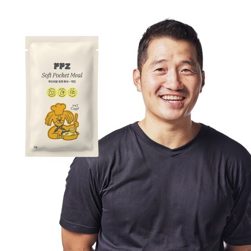 퍼피즈 강형욱 화식 강아지 간식 부드러운 포켓 화식, 1개, 50g, 소