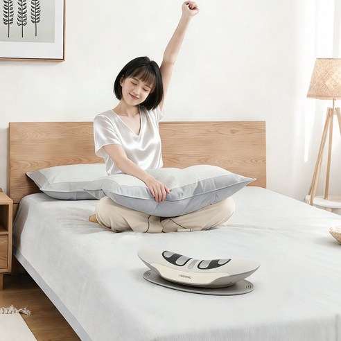Yzontro 허리 마사지기저주파온열허리골반스트레칭, 회색, Y500Pro-GY