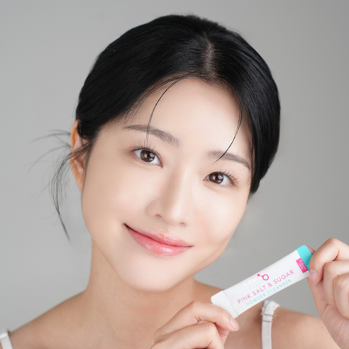 베리바이오23 핑크솔트 파우더 클렌저 여드름 각질 모공 보습 세안제 이미지 2