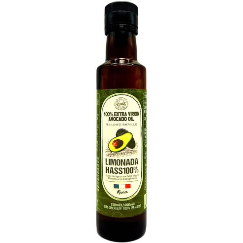 리모나다 냉압착 아보카도 오일 엑스트라 버진 기름 아보카도유 100%, 1개, 250ml
