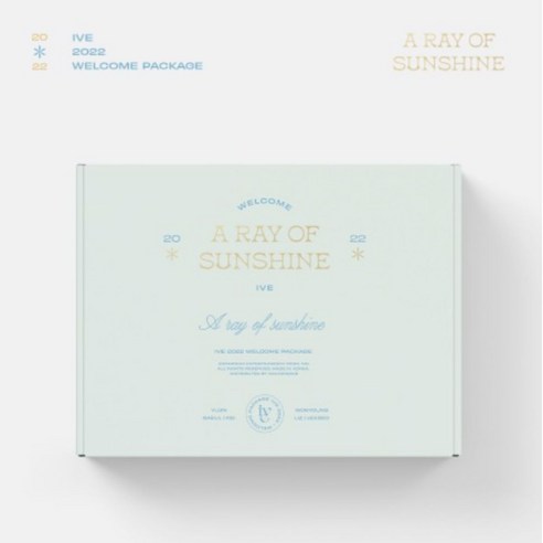 아이브 - 2022 WELCOME PACKAGE 웰컴패키지 시즌그리팅 IVE, @, #