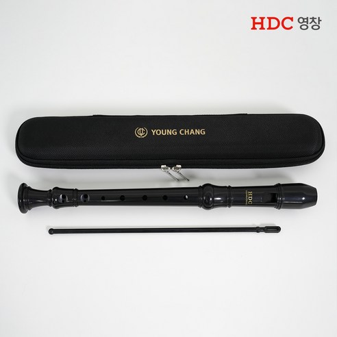 HDC영창 소프라노 저먼식 리코더 HYRS-301G, 1개, 블랙