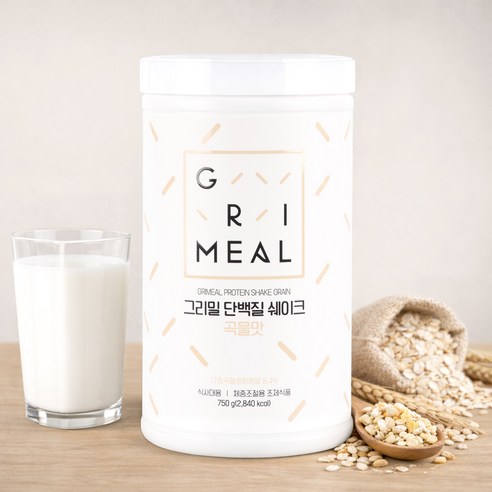 그리밀 단백질쉐이크 곡물맛 750g, 2개 솔직 후기 | 실사용자 리뷰 분석 - 상품 이미지 2