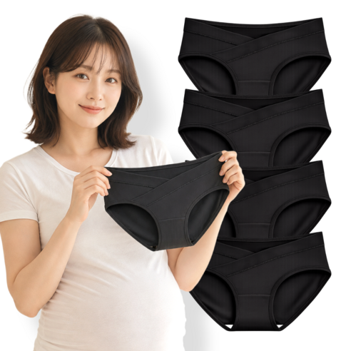 바디스윗 무압박 편안한 임산부 면스판 팬티 4종