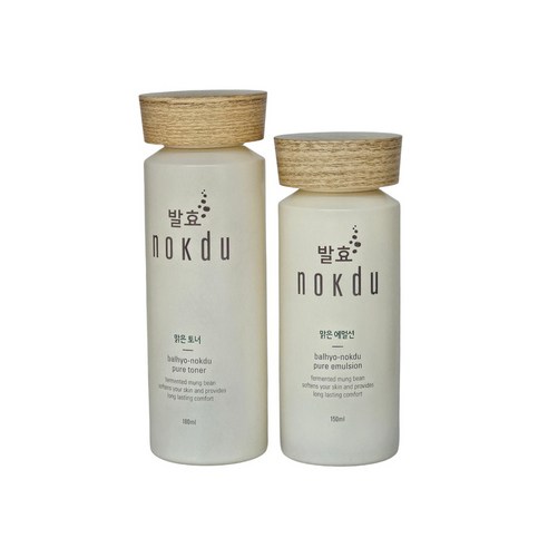 코리아나 발효녹두 맑은 2종(토너180mlX에멀젼150ml) 솔직 후기 | 피부 타입별 분석 썸네일