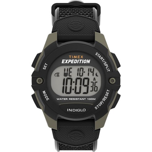 Timex 타이맥스 타임맥스 남성용 익스페디션 41mm 시계 블랙 스트랩 그린 케이스 - 시계 | 쿠팡