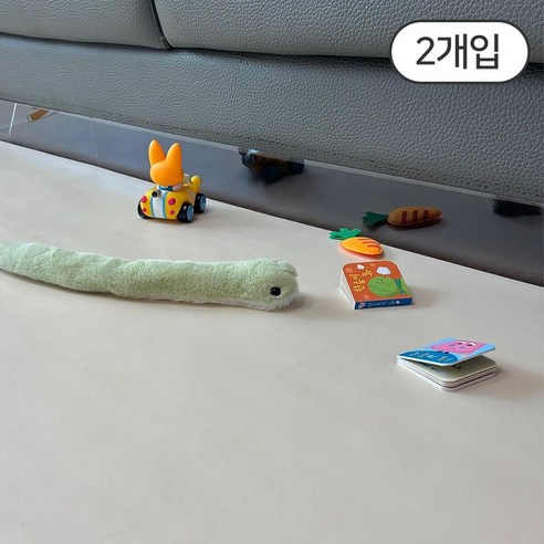 니즈팩 쇼파밑 틈새막이 100cm x 5cm 15cm, 2개, 투명