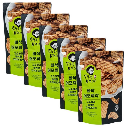 고독한미식가 빠삭어포튀각 80g 맥주안주, 80g, 5개