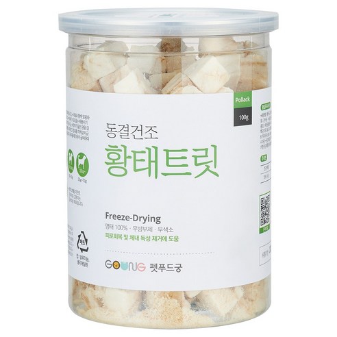 펫푸드궁 대용량 100g, 황태 트릿, 1개