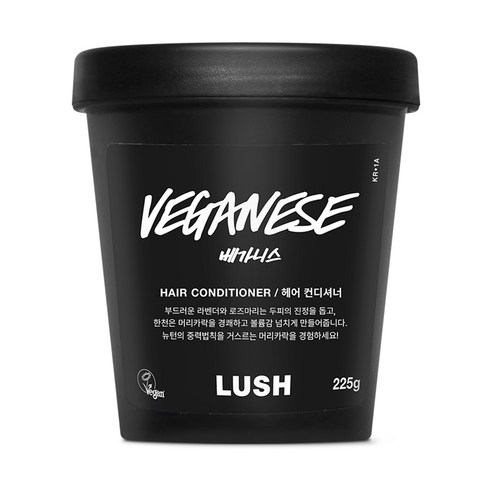 러쉬 베가니스 헤어 컨디셔너, 225g, 1개